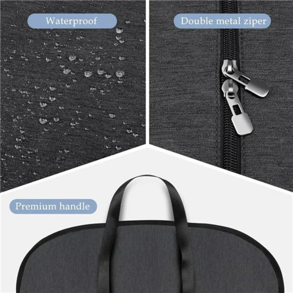 Heavy duty waterproof garment bag travel suit bag tuxedo coat uniform storage